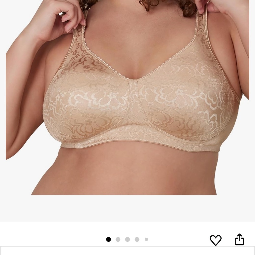 Playtex Triumph Tan Floral Lace Bra